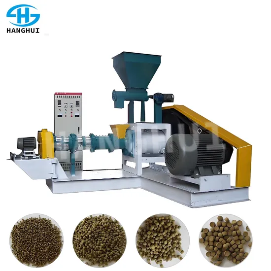Floating Fish Food Processing Line / Catfish Feed Pellet Making Extruder Machine