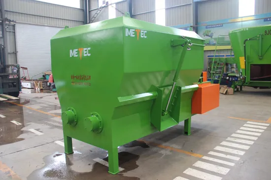 Farm Machine Tmr Automatic Mixing Feeder Machines Mixer Feeder Cattle Food Feeder Horizontal Diet Mixer