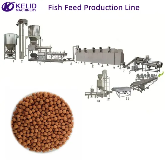 Automatic Floating Fish Feed Production Line for 1ton Per Hour
