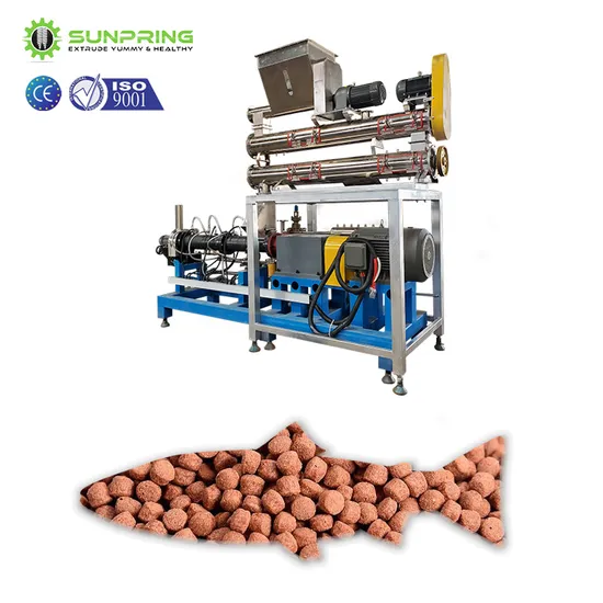 Sunpring Floating Fish Feed Making Line + Fish Feed Extruder Line + Floating Fish Feed Machine Line