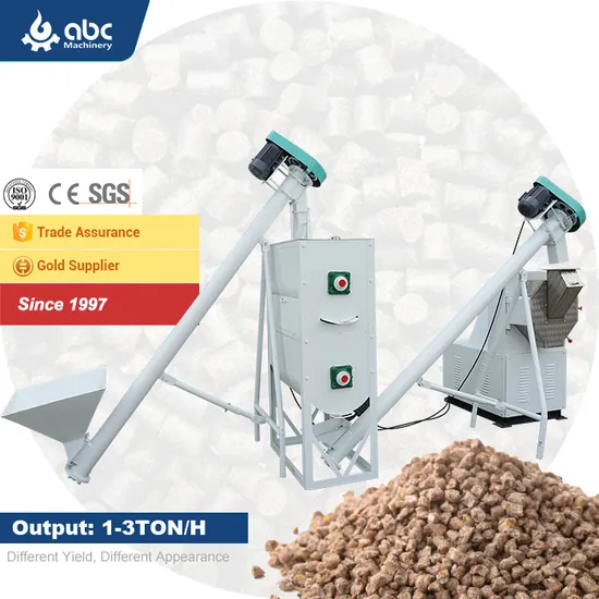 2023 New Type Turnkey Animal Cattle Livestock Poultry Chicken Feed Plant for Processing Manufacturing Grass, Broiler, Fodder Opxv