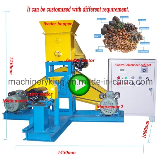 The Fish Feed Pellet Machine Animal Feed and Floating Fish Feed Machine Price in Bangladesh