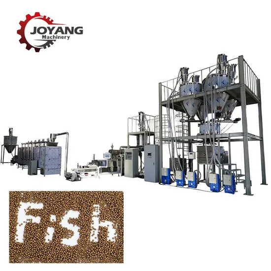 Floating Type Sinking Type Fish Feed Prcessing Machinery with High Capacity
