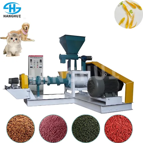 Chicken Food Pellet Making Machines/Floating Fish Feed Extruder Machine/Animal Feed Pellet Machine