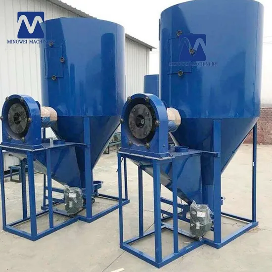 Automatic Home Small Poultry Feed Mixing Processing Grinder Animal Feed Crushing Mixer
