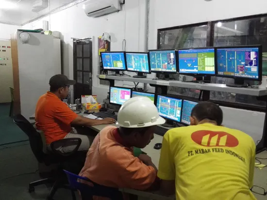 Full-Screen Computer Control System Apply in Feed, Flour and Rice Industry