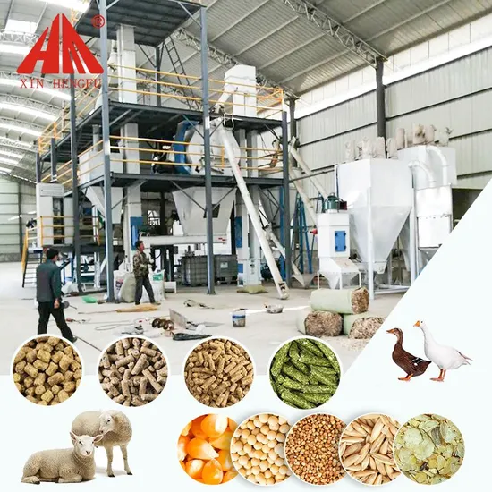 Chicken Pig Cattle Sheep Goat Cow Feed Ring Die Pellet Production Line