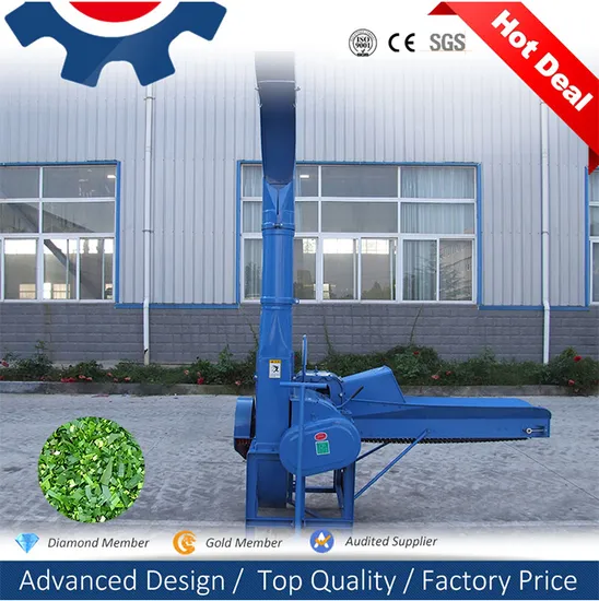 High Speed Alfalfa Napier Grass Shredding Cutting Machinery for Livestock Feed