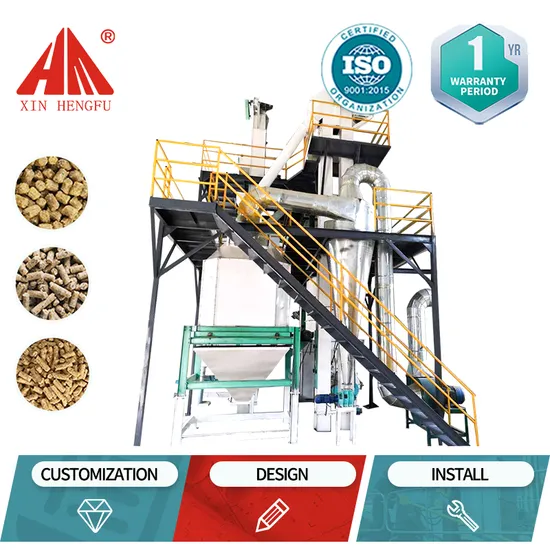 Industrial Automatic Animal Cow Sheep Chicken Poultry Feed Pellet Food Making Machine