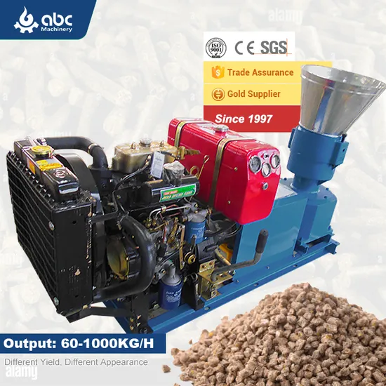 Newly Update Cheap Flat Die Diesel Electric Pto Poultry Chicken Animal Pig Feed Mill for Making Processing Cow, Livestock