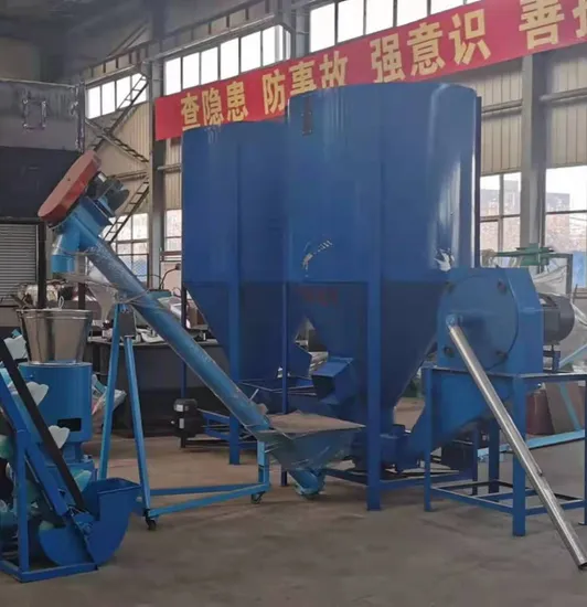 1 Ton Per Hour Project Machine Automatic Animal Feed Processing Line Poultry Animal Feed Processing Machine Feed Mill