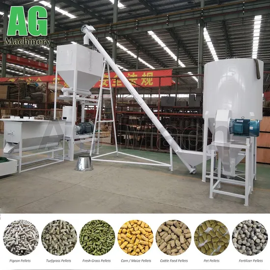 Goat Rabbit Cattle Chicken Catfish Shrimp Pellet Making Machine Fish Feed Extruder Feed Granulator Small Farm Use Chicken Feed Machine for Sale