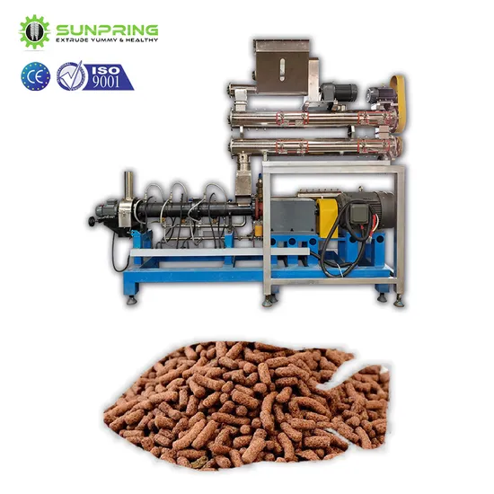 Stainless Steel 500kg/H Floating Fish Feed Machine Fish + Fish Feed Making Machine Floating + Floating Fish Feed Pellet Extruder