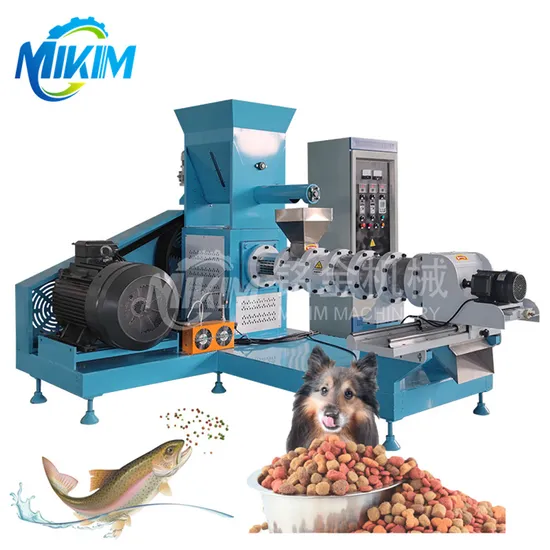 Livestock Goose Pet Dog Animal Food Making Machine 1mm-12mm Feed Pellet Extruder Floating Sinking Fish Feed Processing Machine