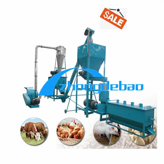 Small Scale Animal Feed Production Line, Complete Feed Line Equipment