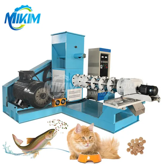 Livestock Goose Pet Dog Animal Food Making Machine 1mm-12mm Feed Pellet Extruder Floating Sinking Shrimp Fish Feed Processing Machine