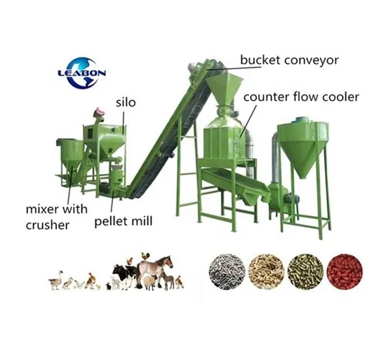 Feed Processing Machine Feed Pellet Mill Animal Feed Pellet Making Line