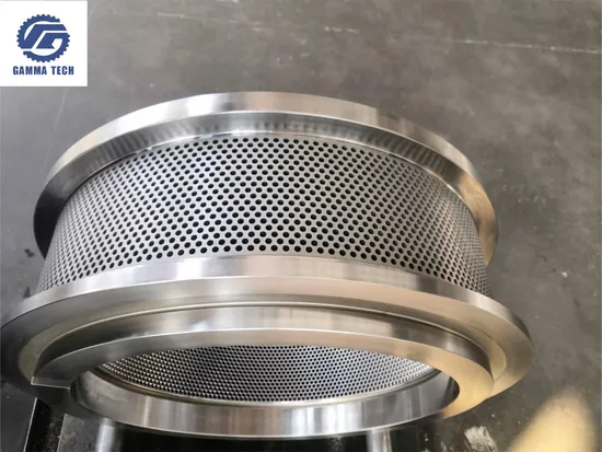 Spare Parts of Pellet Mill Ring Dies Rollers Assembly Ring Die for Wood Pellets Mills Factory Supply Attractive Feed Pellet Mill Ring Die
