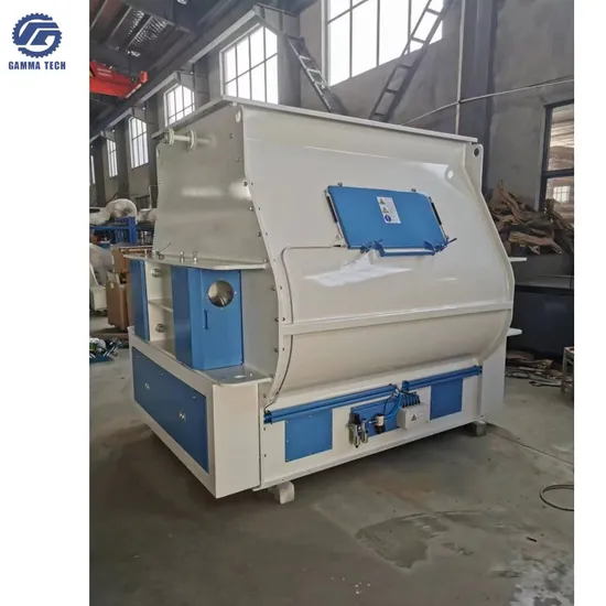 Horizontal Design Ribbon 1000 Kg 200kg Blender Machine Cattle/Pig/Animal Feed Mixer with 500kg Per Batch