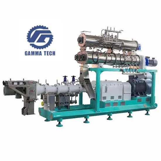 Gamma Aquatic Pet Cat Fish Food Feed Extruder Machine Production Line