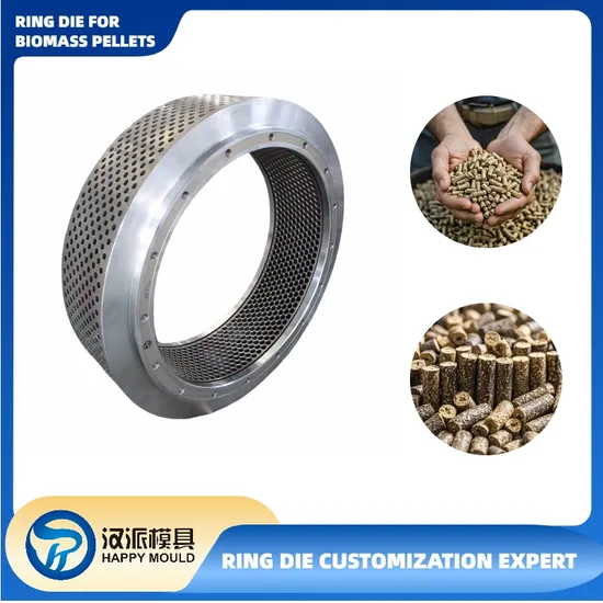 Greenwaste Biomass Pelletizing Ring Die Pellet Mill Spare Parts