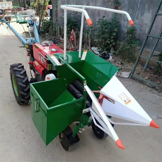 Mini Maize Harvester Small Scale Corn Harvesting Machine Combine Harvester Walking Tractor Driven Corn Harvester
