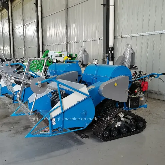 Hand-Held Small Cutting Machine Water and Drought Dual Purpose Automatic Household Rice and Wheat Combine Harvester