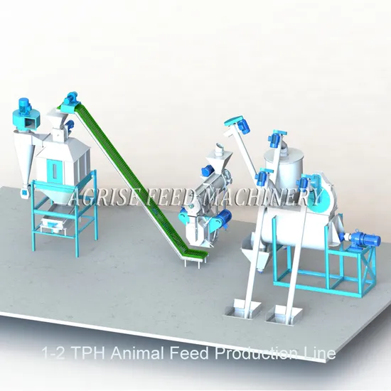 1-20tph Poultry Chicken Pig Cattle Feed Mill Equipment Animal Feed Pellet Machine