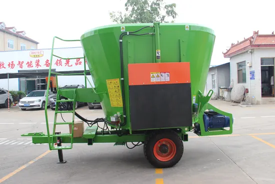 Trailed Mixer Wagons with One, Two, or Three Vertical Mixing Augers with Capacities From 3-60m3
