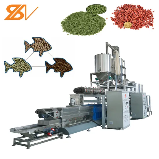 Tilapia Fish Feed Wet Type Making Machine Stainless Steel Double Shaft Fish Feed Extruder