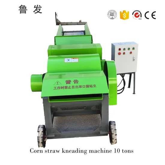 Fresh Straw Kneading Machine /Corn Stalks Kneading Machines/High Speed Silage Rub Silk Machine Straw