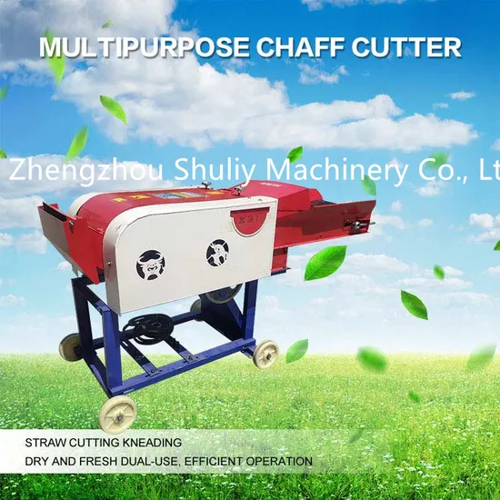 Gasoline Engine Grass Chopper Chaff Cutting Machine for Animal Feed