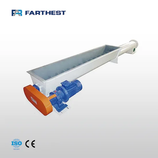 Screw Type Stainless Steel Conveyor for Shrimp Feed