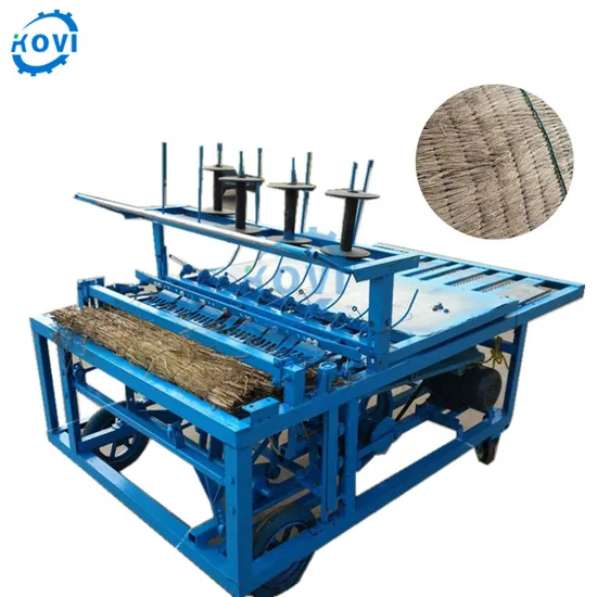 Industrial Rice Straw Reed Mat Weaving Machine Straw Mat Making Machine Grass Stalk Wheat Straw Curtain Sewing Knitting Machine