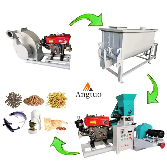 Aquatic Feed Machine Merging Dry Type Fish Feed Machine Features