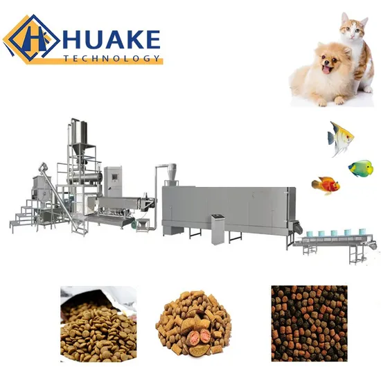 New Products Multi-Functional Dry Dog Food Processing Line / Dog Cat Pet Food Machine