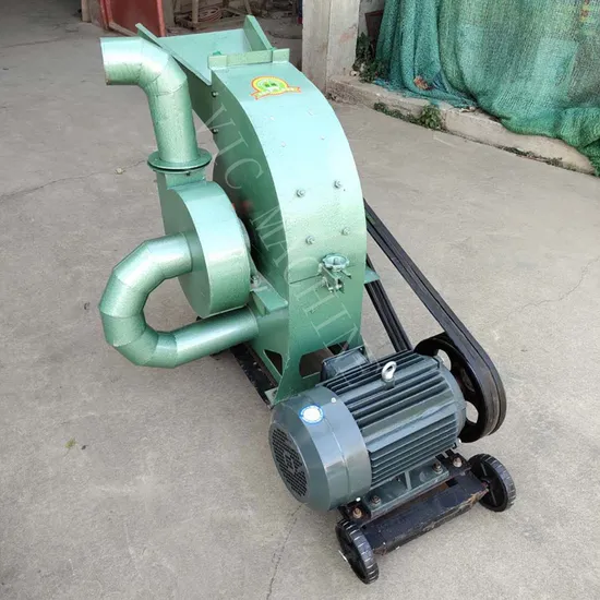 Diesel engine driven corn straw grinding machine hammer milling machine