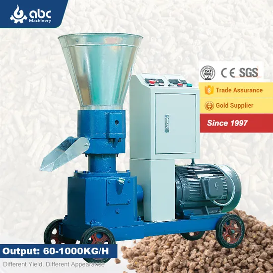 Quality Certification Electric Chicken Animal Livestock Feed Making Machine for Pelletizing Manufacturing Poultry, Broiler