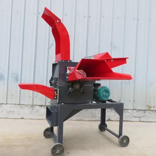 Portable Animal Feed Grass Cutting Silage Stalk Poulper Hay Chaff Cutter Machine with Grain Crusher Animal Grass Chopper
