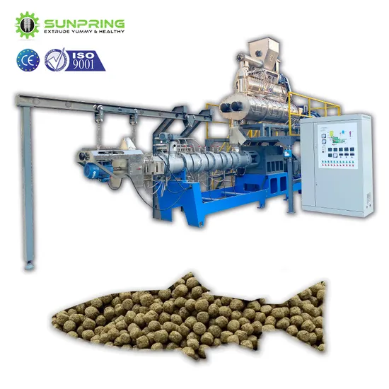 Sunpring Fish Feed Production Line + 1-12mm Floating Fish Feed Pellet Making Machine + Used Fish Feed Making Machines