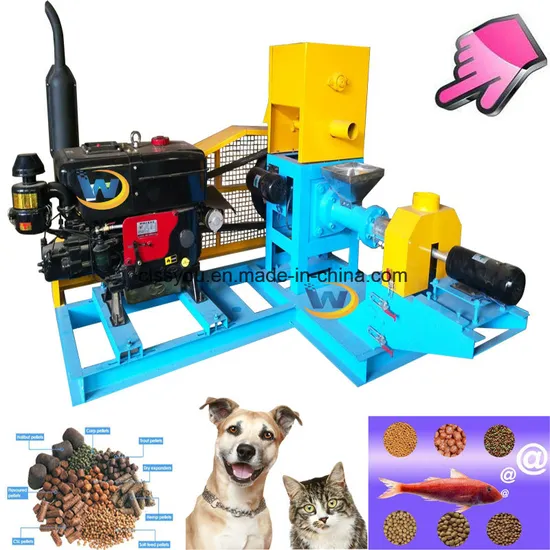 Dog Cat Pet Food Fish Feed Pellet Mill Machine