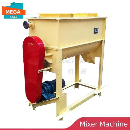 Horizontal Mixer Machine Rice Flour Food Stainless Steel Mixer Feed Washing Powder Mixer