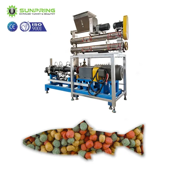 OEM ODM Fish Feed Pelelt Machine + Floating Fish Feed Extruder Machine Mixer Fish Feed Pellet Extruder