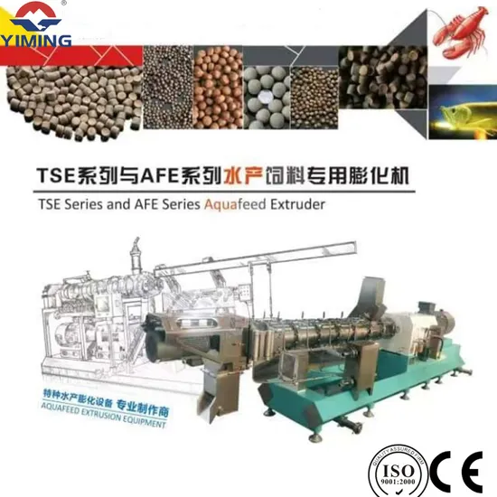 Auto Floating Fish Food Feed Machine Extruder Processing Production Line