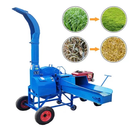 High Capacity Wheat Stalk Chopper Machine for Animals Feed Silage Chaff Cutter