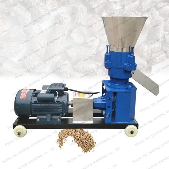 High Efficient Flat Die Sawdust Biomass Wood Pellet Machine