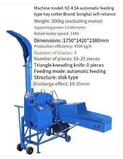 Cheap Price Agricultural Machinery Farmer Automatic Animal Feeding Machine Silage Lawn Mower Grass Hay Chaff Cutter