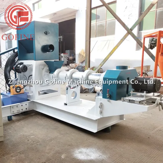 Aquarium Feed Manufacturing Equipment Tilapia Feed Pellet Mill Line
