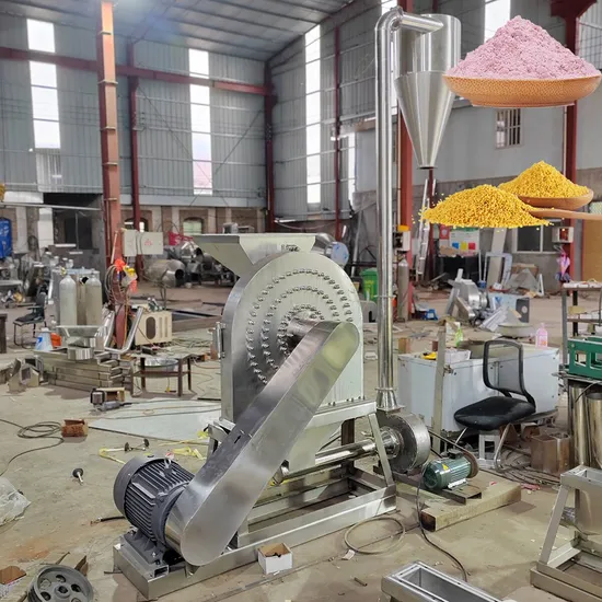 Stainless Steel Tooth Claw Crushing Machine/Long Service Life Rice Grain Milling Unit/Full Automatic Grinding Equipment Pulverizer