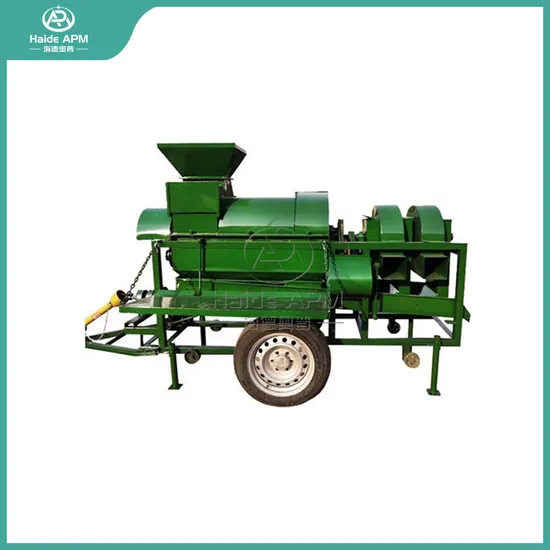 Haide Apm Rice Wheat Maize Thresher China Manufacturing Apm500 Multifunction Corn Peeling and Thresher Machine Maize Thresher